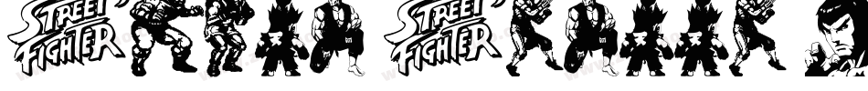 Super Street Fighter Hyper Fonting字体转换
